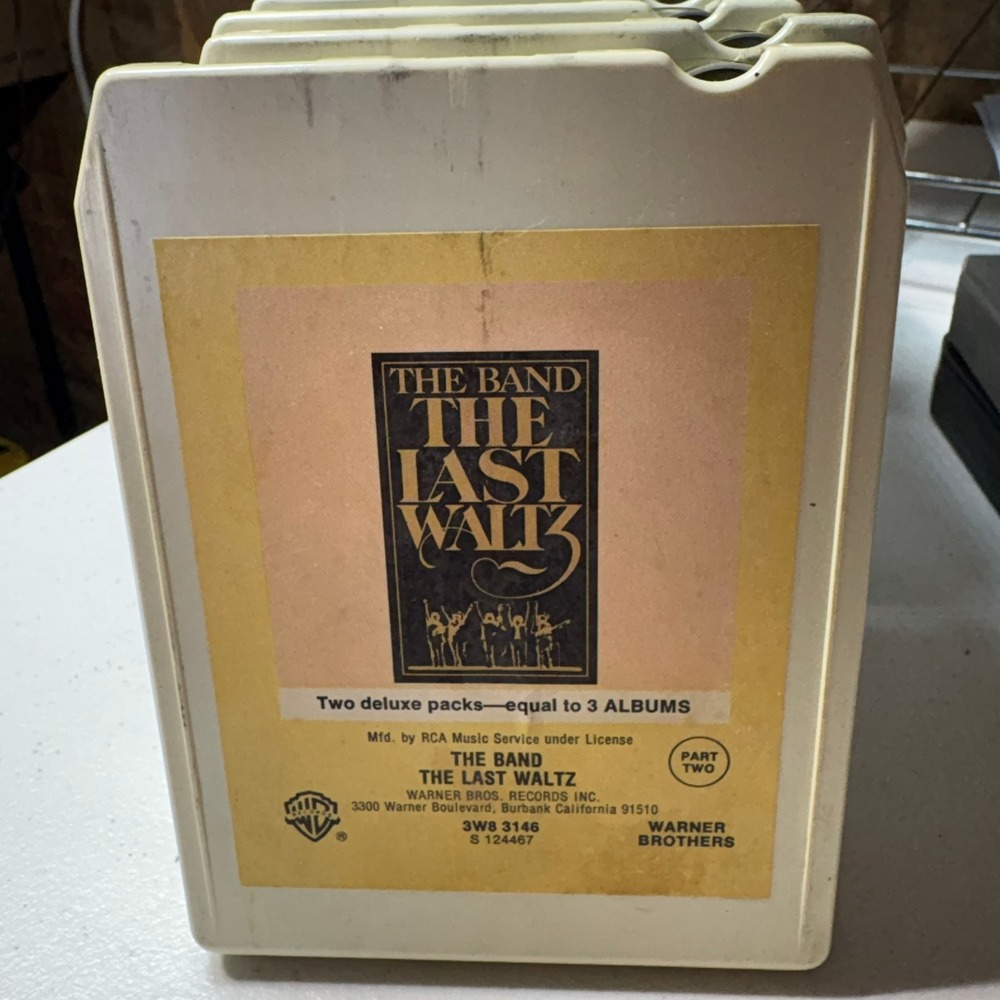 The Band The Last Waltz Part Two 8-Track Tape 1978 Warner Bros 3W8 3146 Rock